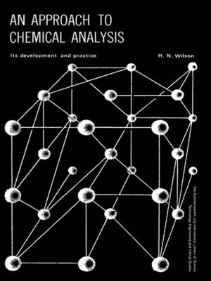 cover image of An Approach to Chemical Analysis